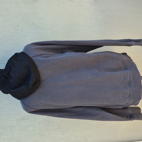 Charles and a Half Casual Blue Hoodie w Black Poly Hoodie, Kangeroo Pockets Sz M - Picture 7 of 9